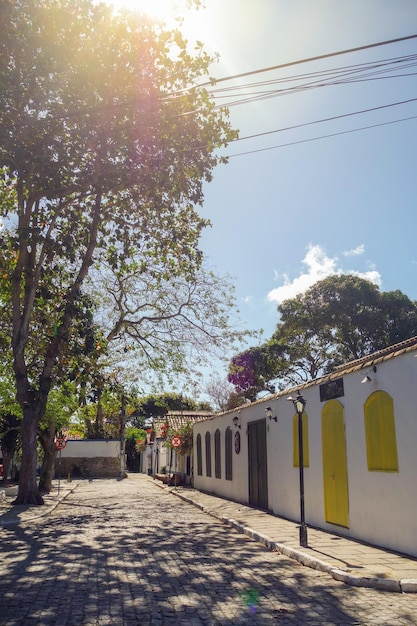 vecchio quartiere di Passagem nel centro di Cabo Frio, Brasile. Architettura antica