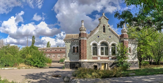Vecchio sanatorio abbandonato Kuialnyk a Odessa Ucraina