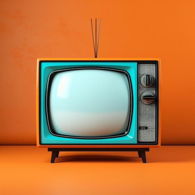 Vecchio schermo televisivo retrò TV