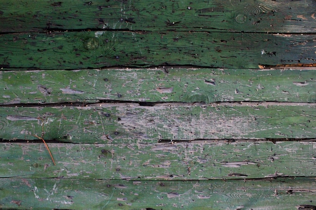Vecchio sfondo verde in legno