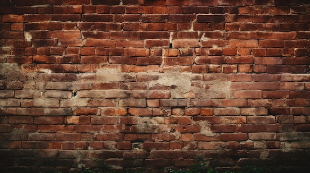 vecchio stile del fondo del muro di mattoni