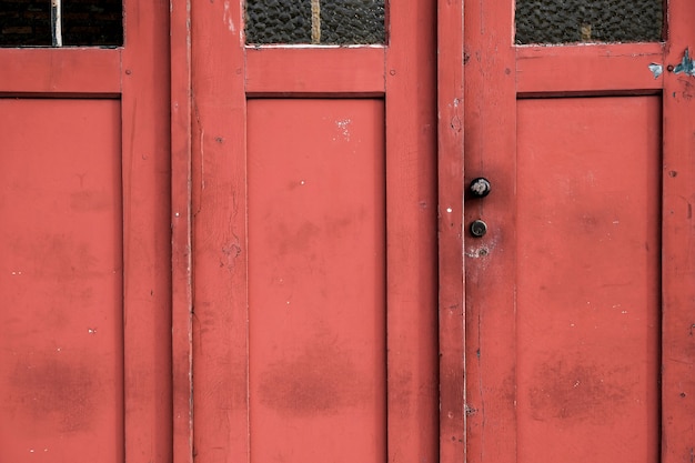 Vecchio stile vintage porta rossa