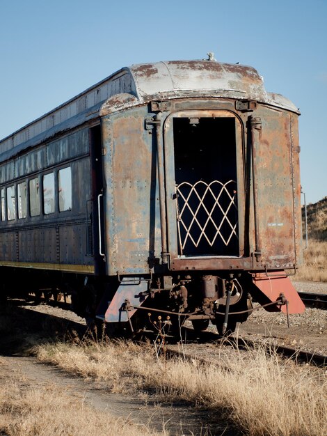 Vecchio treno in mostra presso l'Heritage Center di Limon, Colorado.