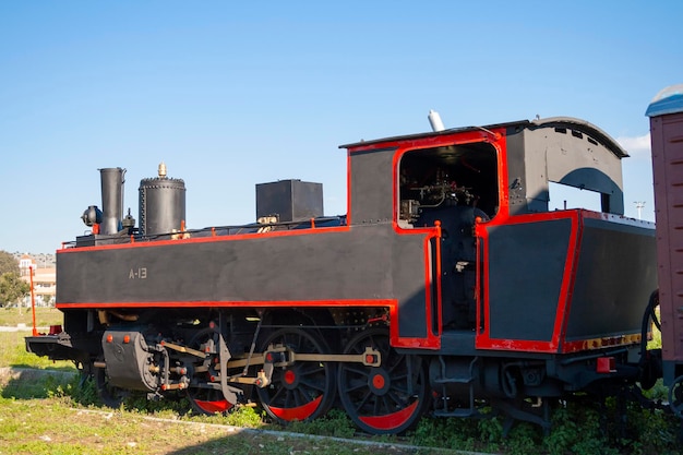 Vecchio treno retrò a Nafplio Peloponneso Grecia