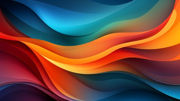 Vector_abstract_ background_with_flowing_lines_de