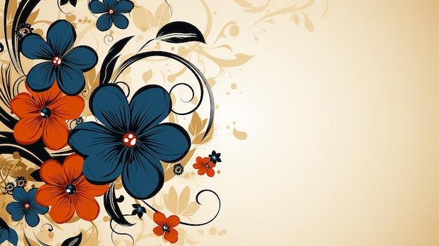 vector_abstract_floral_design_on_a_grunge_backg