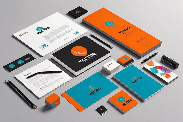 Vector Brand Identity Design (design dell'identità di marca vettoriale)