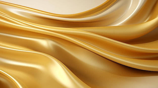 vector_flowing_golden_waves_design_background