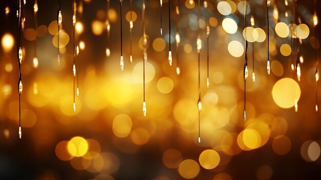 vector_golden_bokeh_lights_sparkling_ background