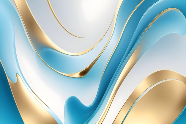 Vector liquid abstract moderno sfondo blu chiaro generato da Ai