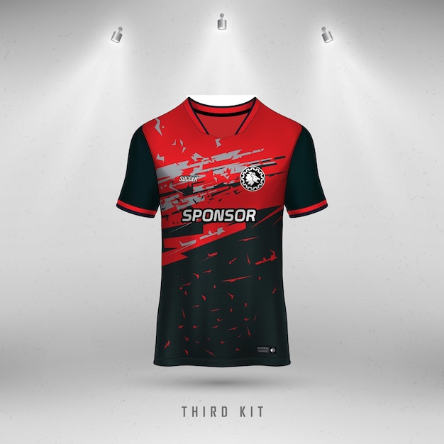 Vector Vector design di maglie da calcio modello di maglia da calcio sport t shirt design