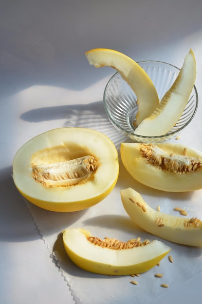 Veduta ad alta angolazione del cocomero