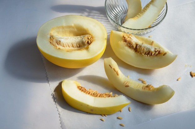 Veduta ad alta angolazione del cocomero