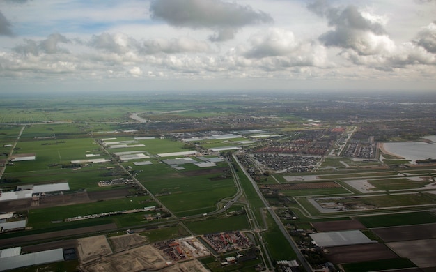 Veduta aerea da un aereo