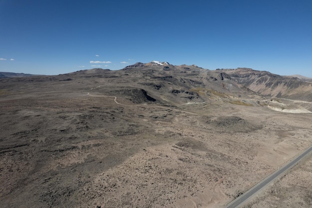 Veduta aerea del canyon del Colca ad Arequipa