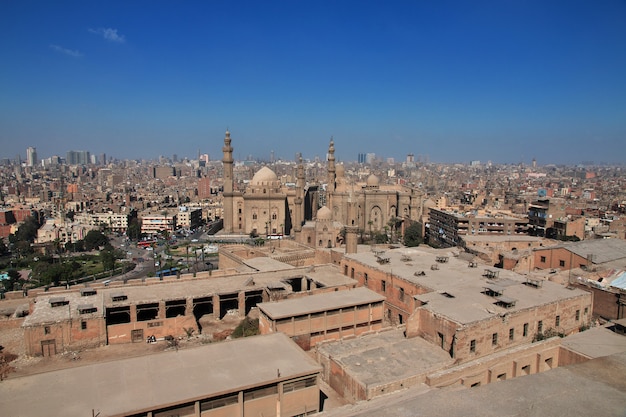 veduta aerea del centro della città del Cairo