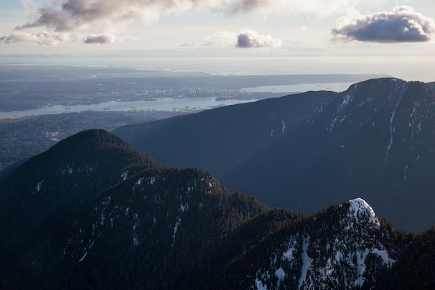 Veduta aerea del Parco Provinciale del Monte Seymour