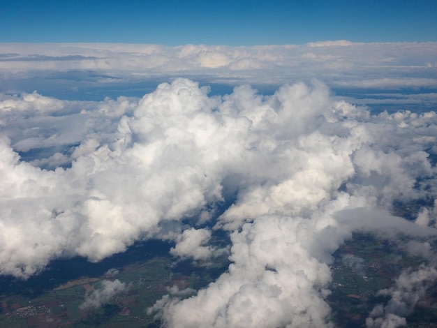 Veduta aerea della campagna vicino a Bristol