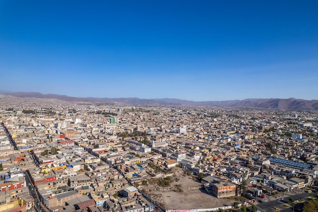 Veduta aerea della città di Arequipa