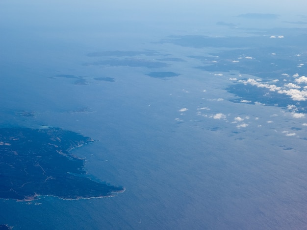 Veduta aerea della Corsica