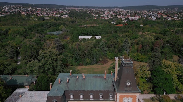 Veduta aerea dello storico palazzo Euxinograd a Varna Bulgaria Ammirate la maestosa architettura