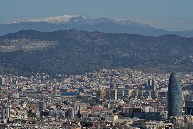 Veduta aerea di Barcellona