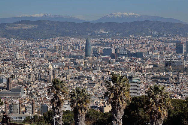 Veduta aerea di Barcellona