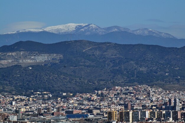 Veduta aerea di Barcellona