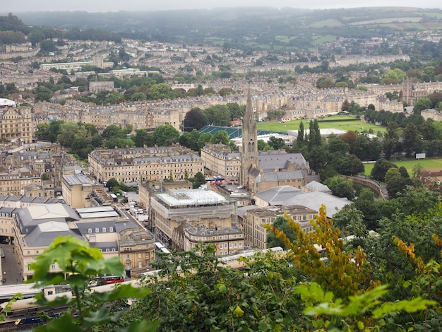 Veduta aerea di Bath