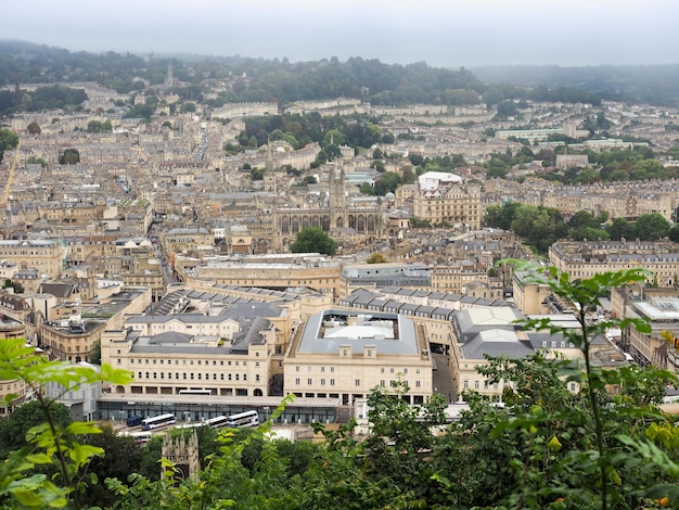 Veduta aerea di Bath