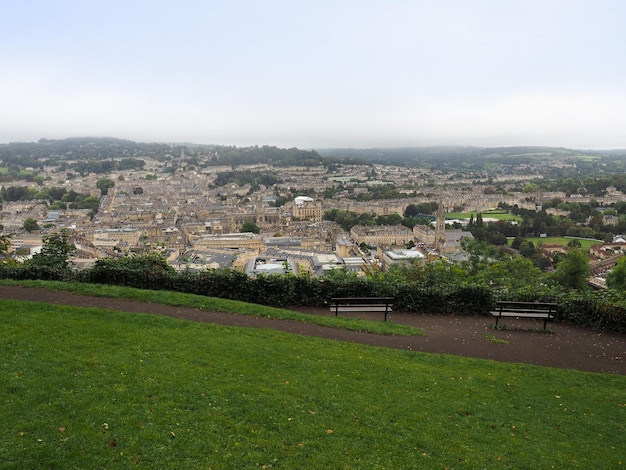 Veduta aerea di Bath