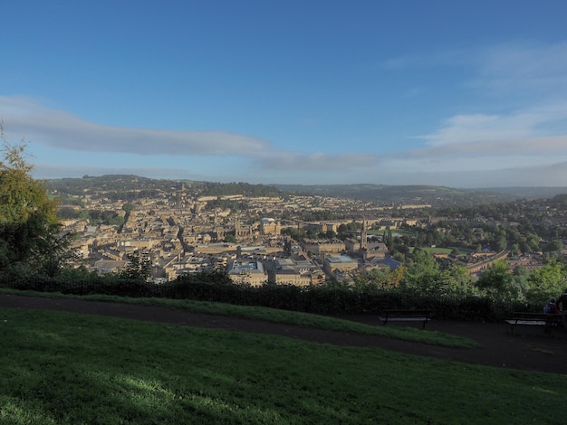 Veduta aerea di Bath