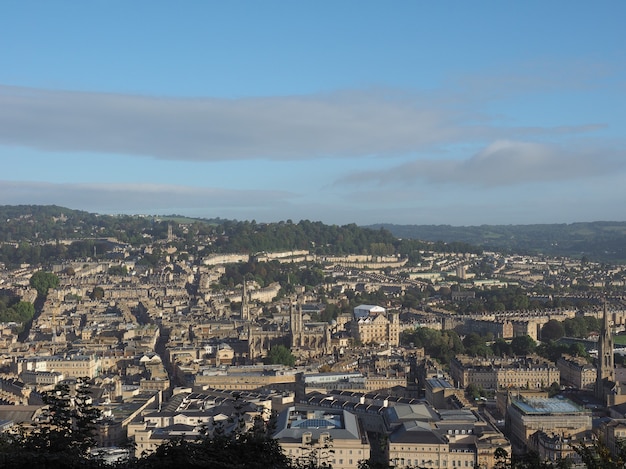 Veduta aerea di Bath