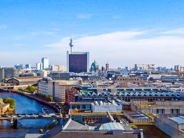 Veduta aerea di Berlino HDR