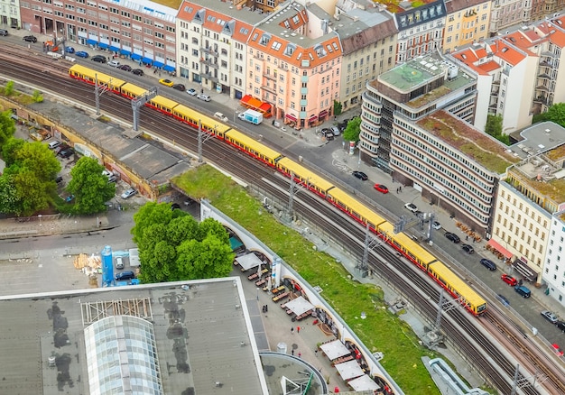 Veduta aerea di Berlino HDR