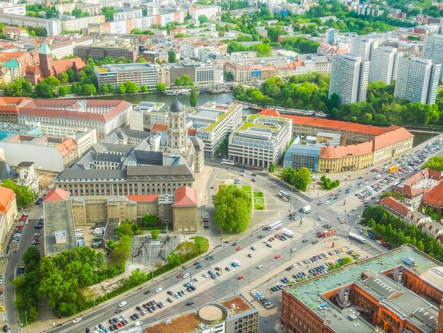 Veduta aerea di Berlino HDR