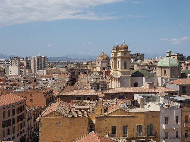 Veduta aerea di Cagliari