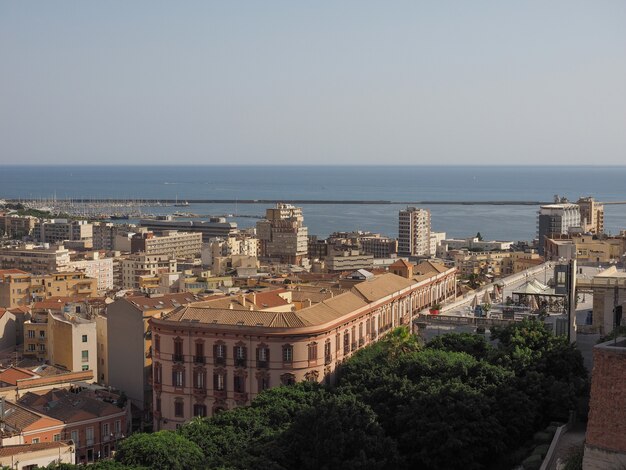 Veduta aerea di Cagliari