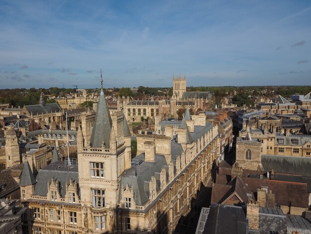 Veduta aerea di Cambridge