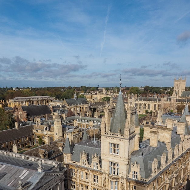 Veduta aerea di Cambridge