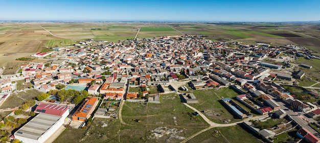 Veduta aerea di Campaspero in Spagna