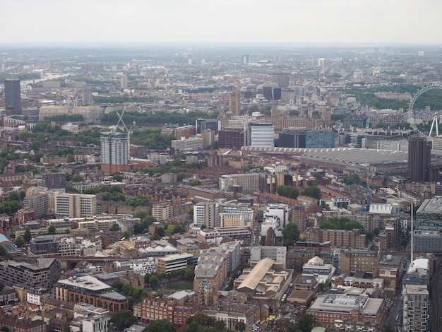 Veduta aerea di Londra