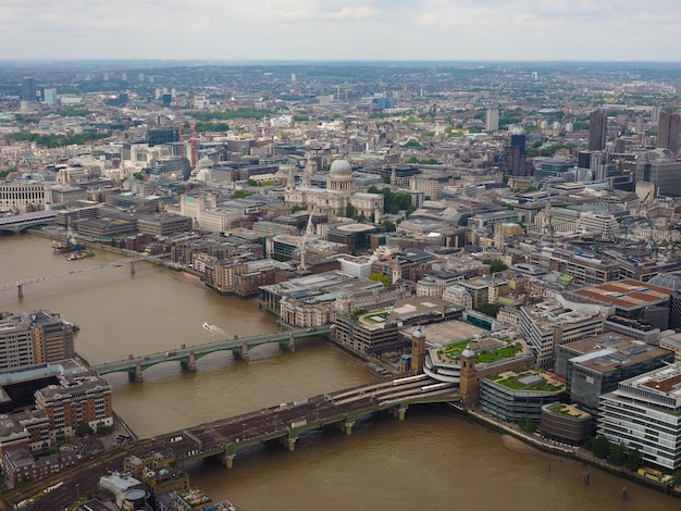 Veduta aerea di Londra