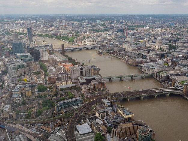 Veduta aerea di Londra