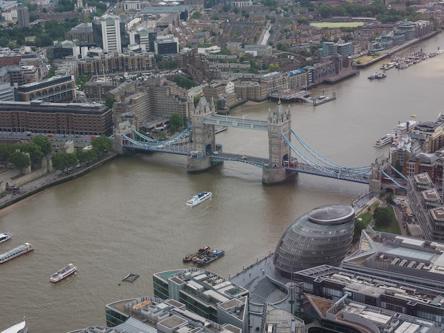 Veduta aerea di Londra