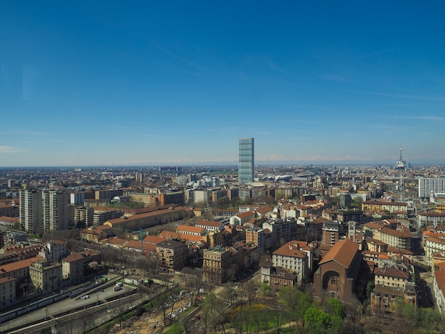 Veduta aerea di Milano