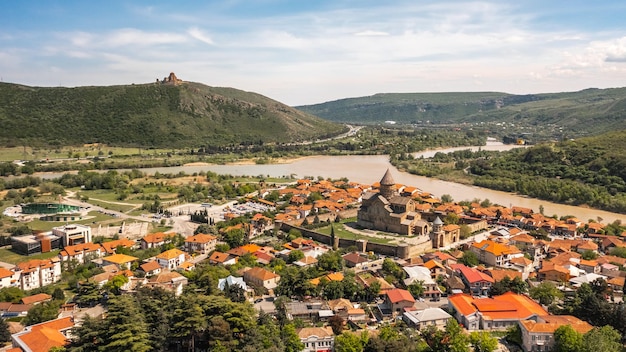 Veduta aerea di mtskheta