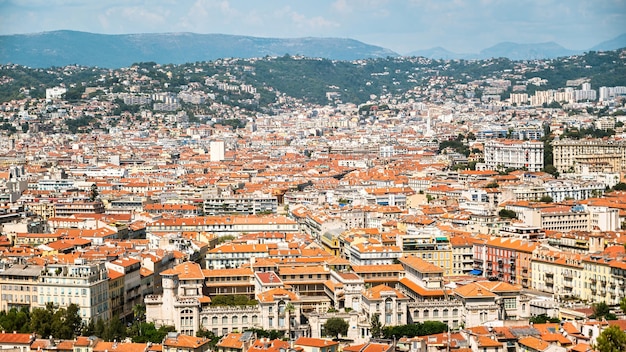 Veduta aerea di Nizza, Francia