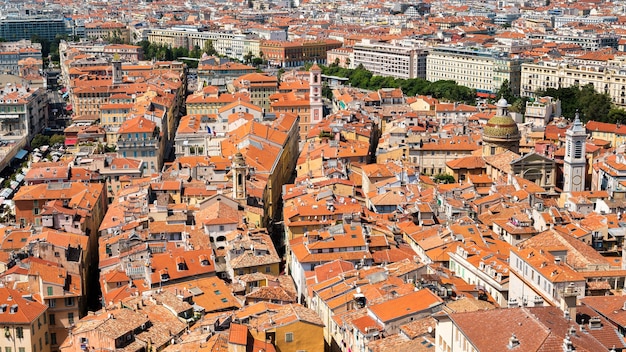 Veduta aerea di Nizza, Francia