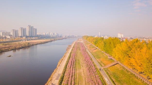 Veduta aerea di Seoul